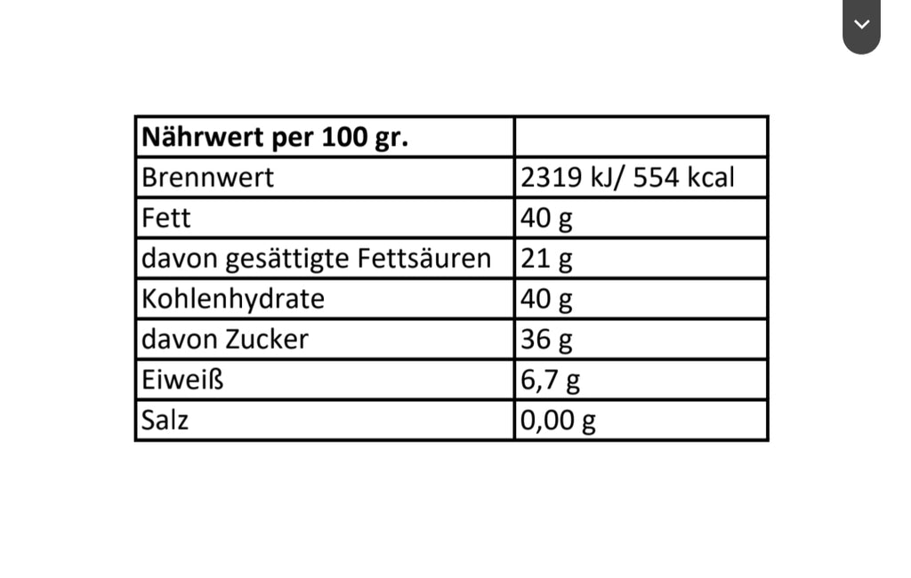 Watzmann Praline VEGAN