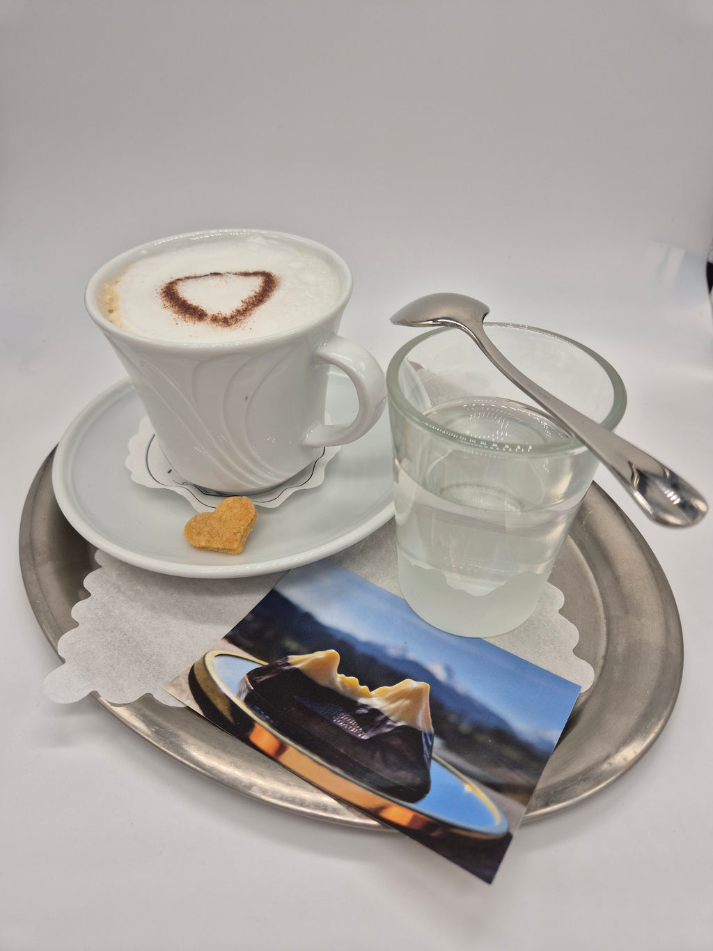 Unser Wasserglas mit handgraviertem Watzmann