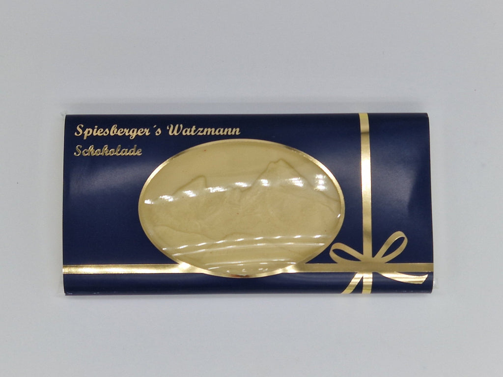 Tafel weißer Watzmann mit Erdbeer